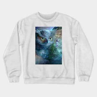 Encounter with the Owl Crewneck Sweatshirt